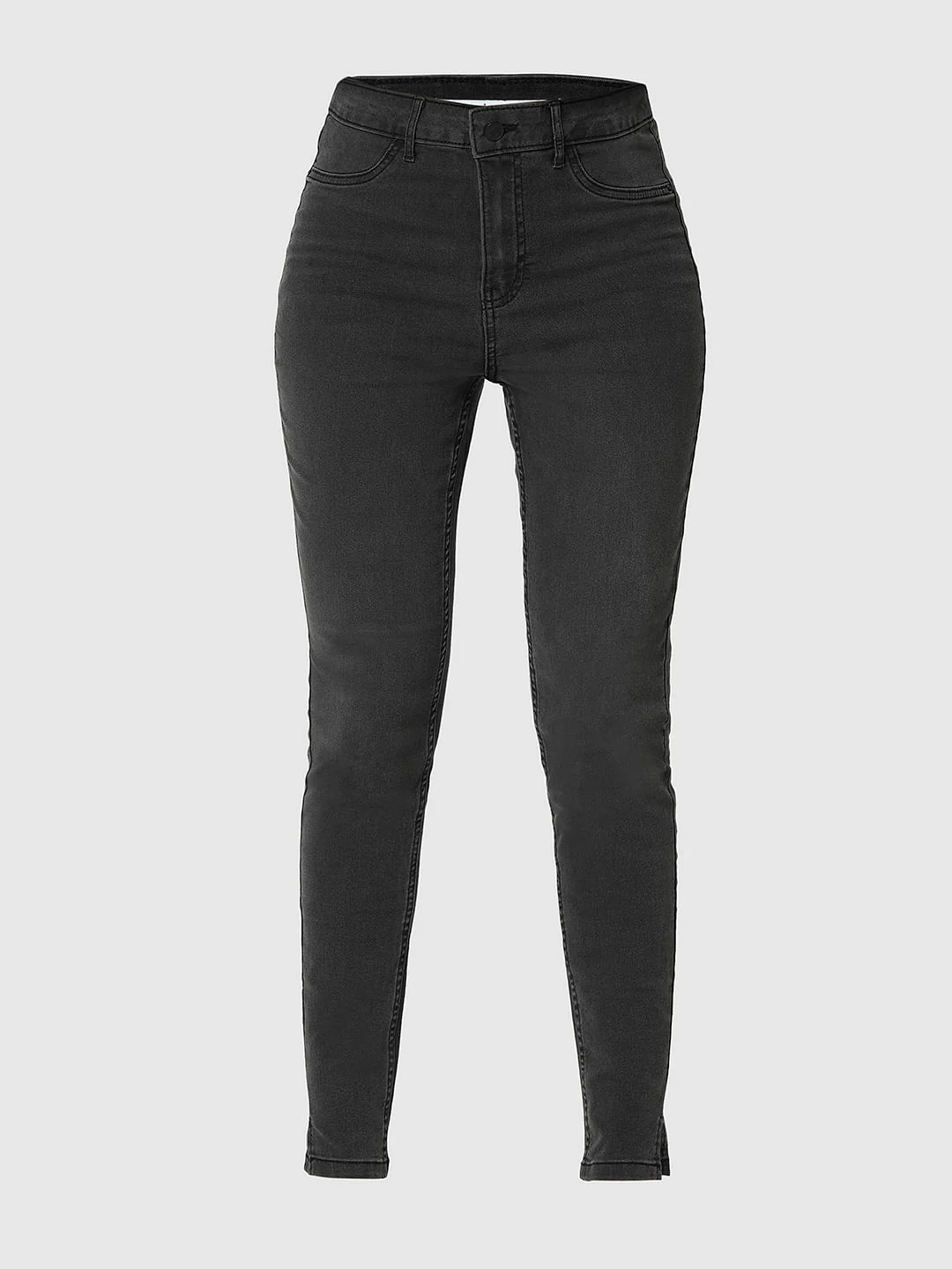 I.Scenery By Vero Moda Grey High Rise Skinny Jeggings - Image 7