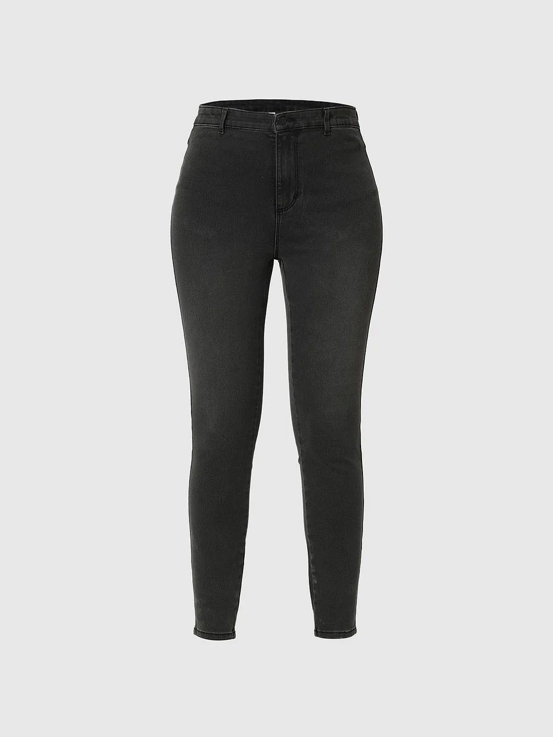 I.Scenery By Vero Moda Grey High Rise Wendy Skinny Fit Jeans - Image 7