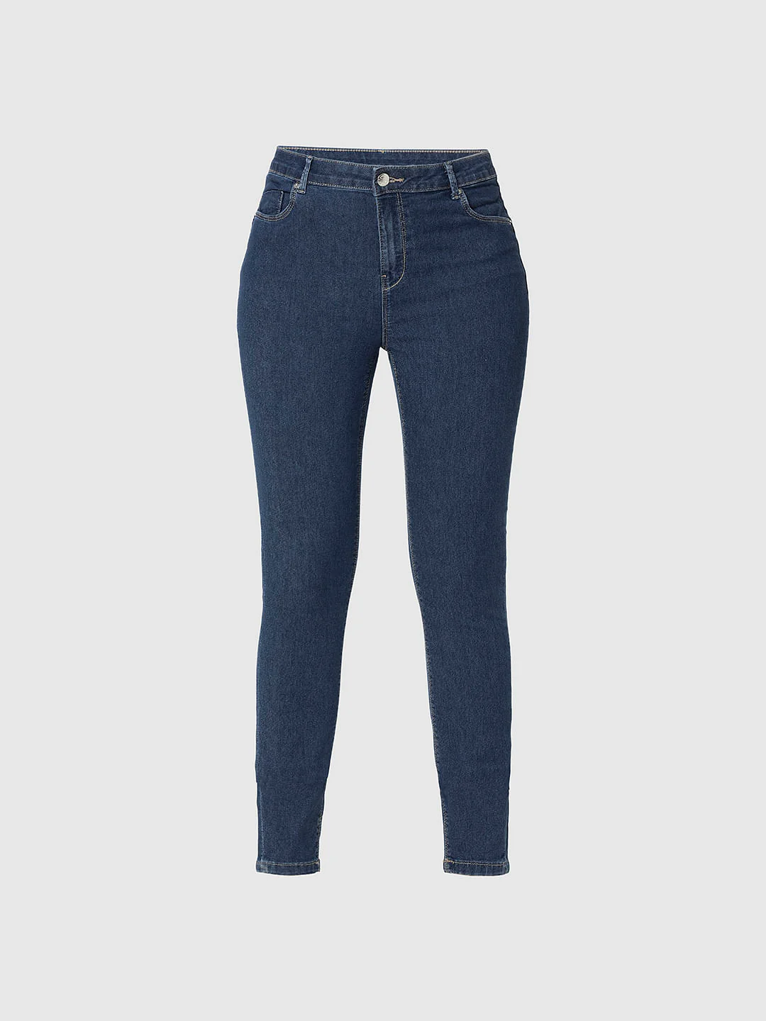 I.Scenery By Vero Moda Blue Mid Rise Wendy Skinny Fit Jeans - Image 7