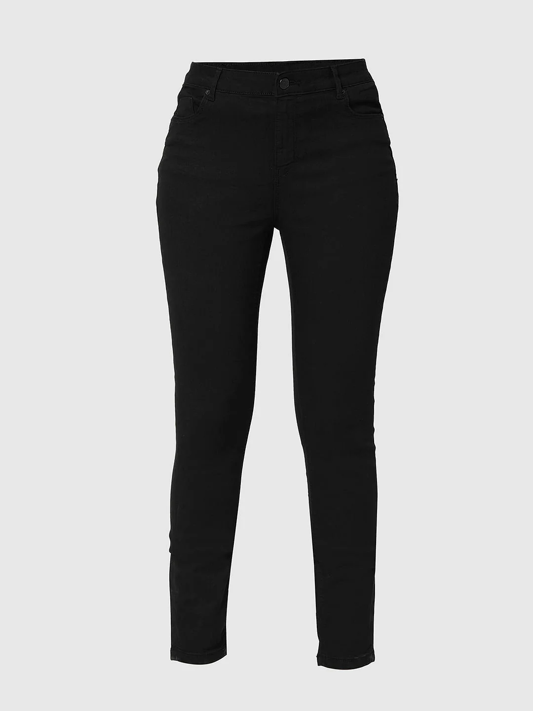 I.Scenery By Vero Moda Black Mid Rise Wendy Skinny Fit Jeans - Image 7