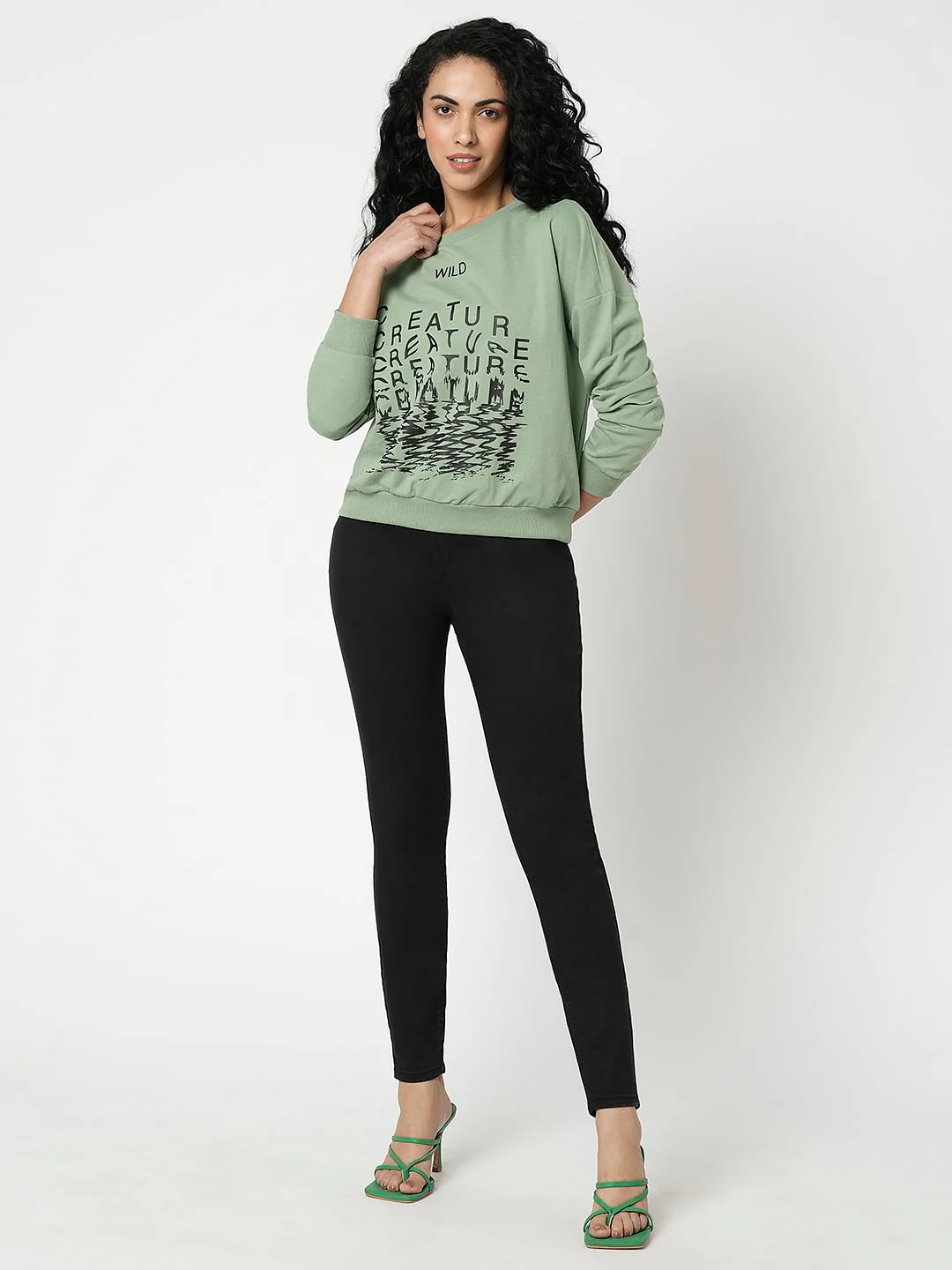 I.Scenery By Vero Moda Black High Rise Skinny Jeggings - Image 5
