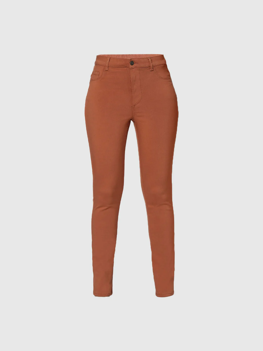 I.Scenery By Vero Moda Brown High Rise Wendy Skinny Jeans - Image 7