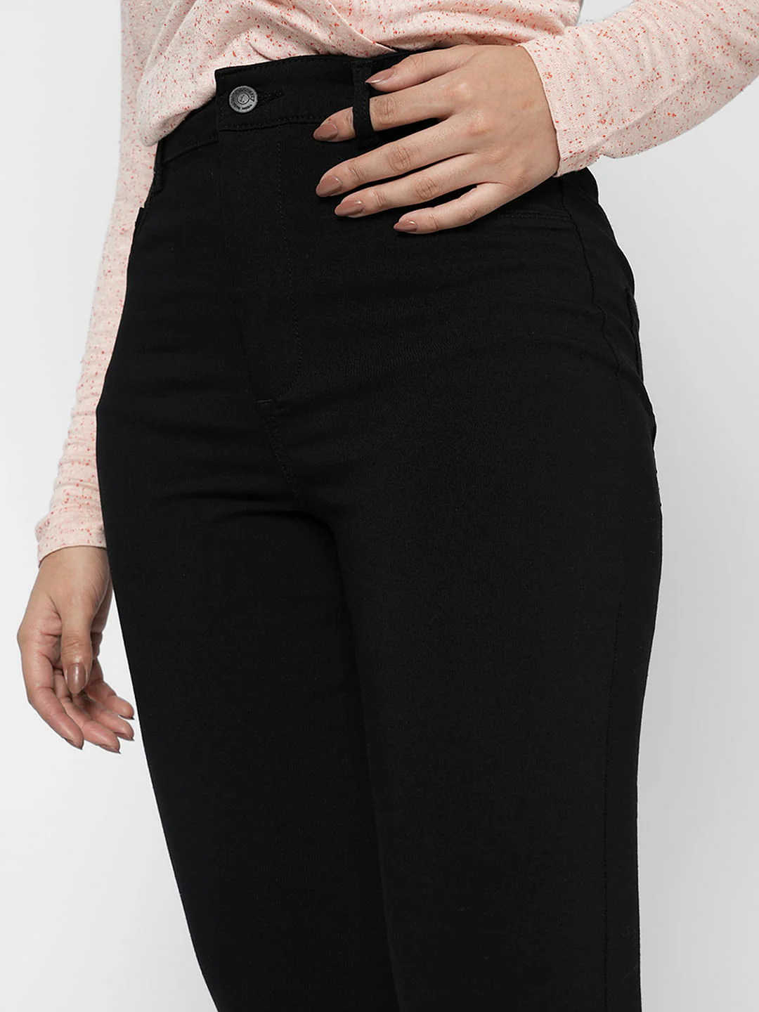 I.Scenery By Vero Moda Black High Rise Wendy Skinny Jeans - Image 6