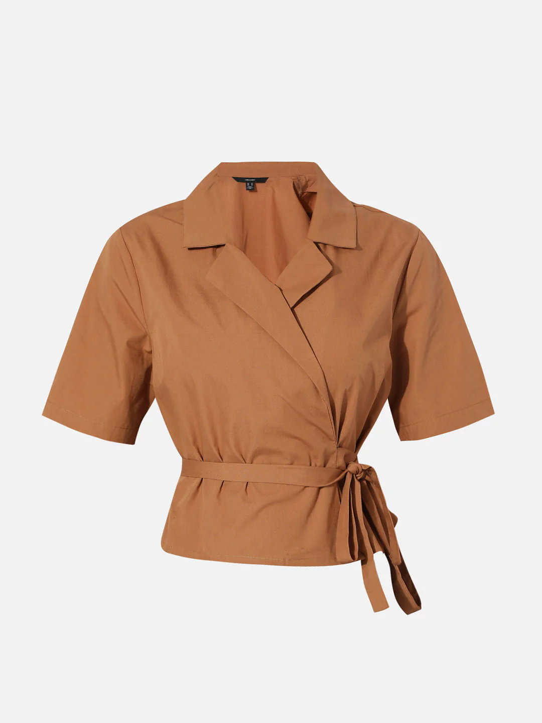Brown Tie-Up Shirt - Image 7