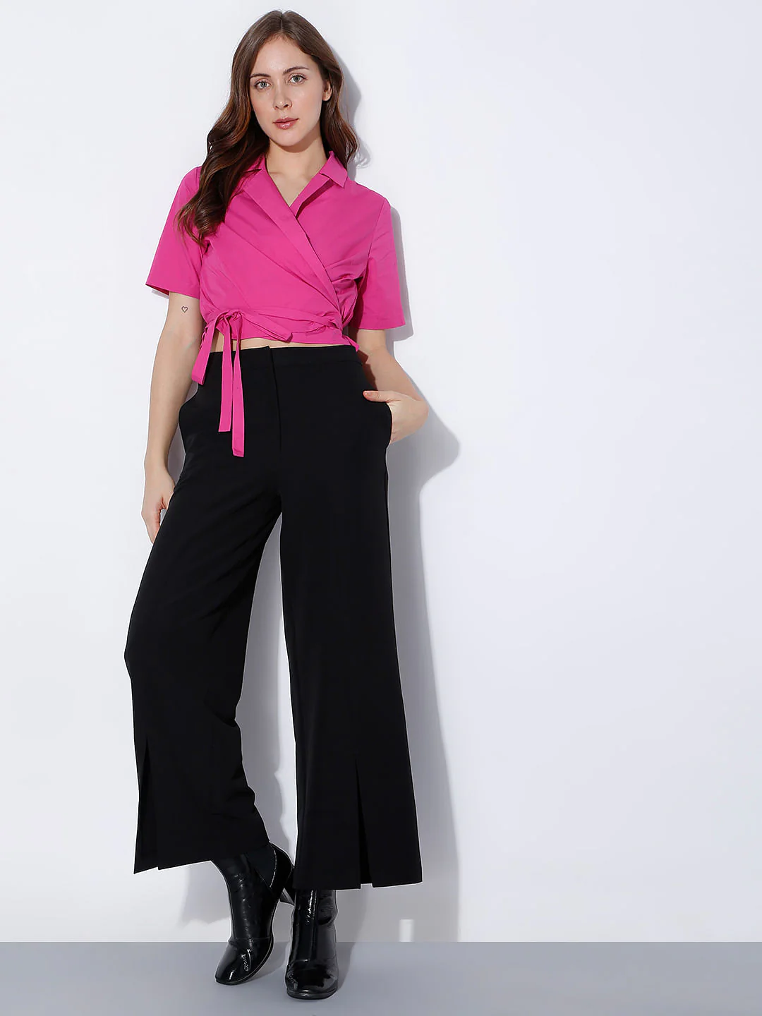 Purple Wrap Top - Image 5