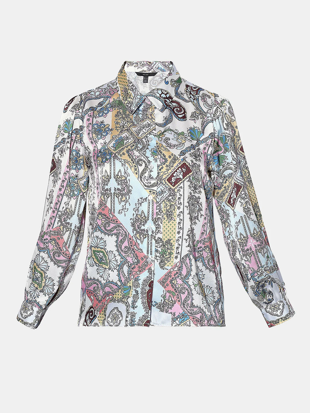 Light Blue Printed Full Sleeves Shirt - Image 7
