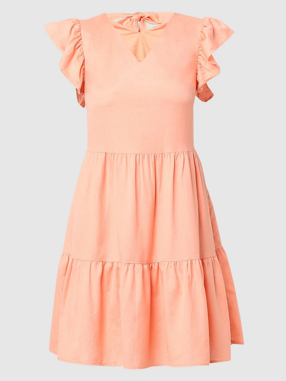 Peach Shift Dress - Image 5