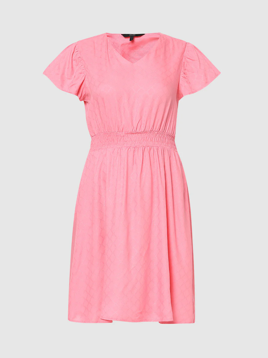 Pink Fit & Flare Dress - Image 5