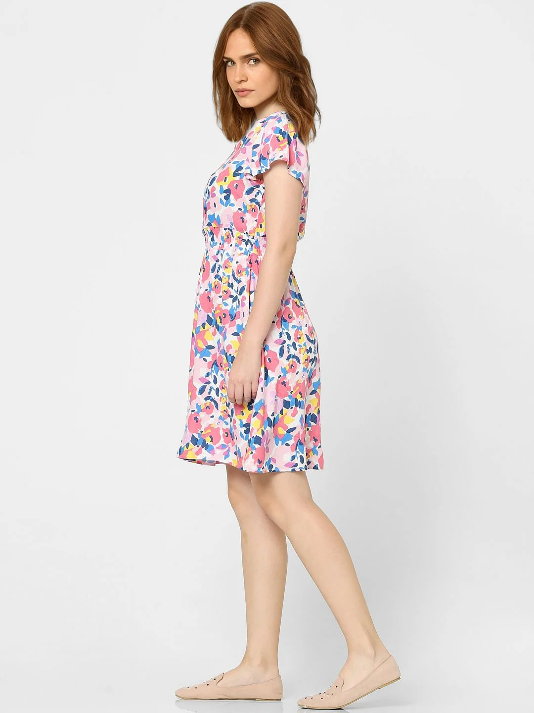 White Floral Dress - Image 2