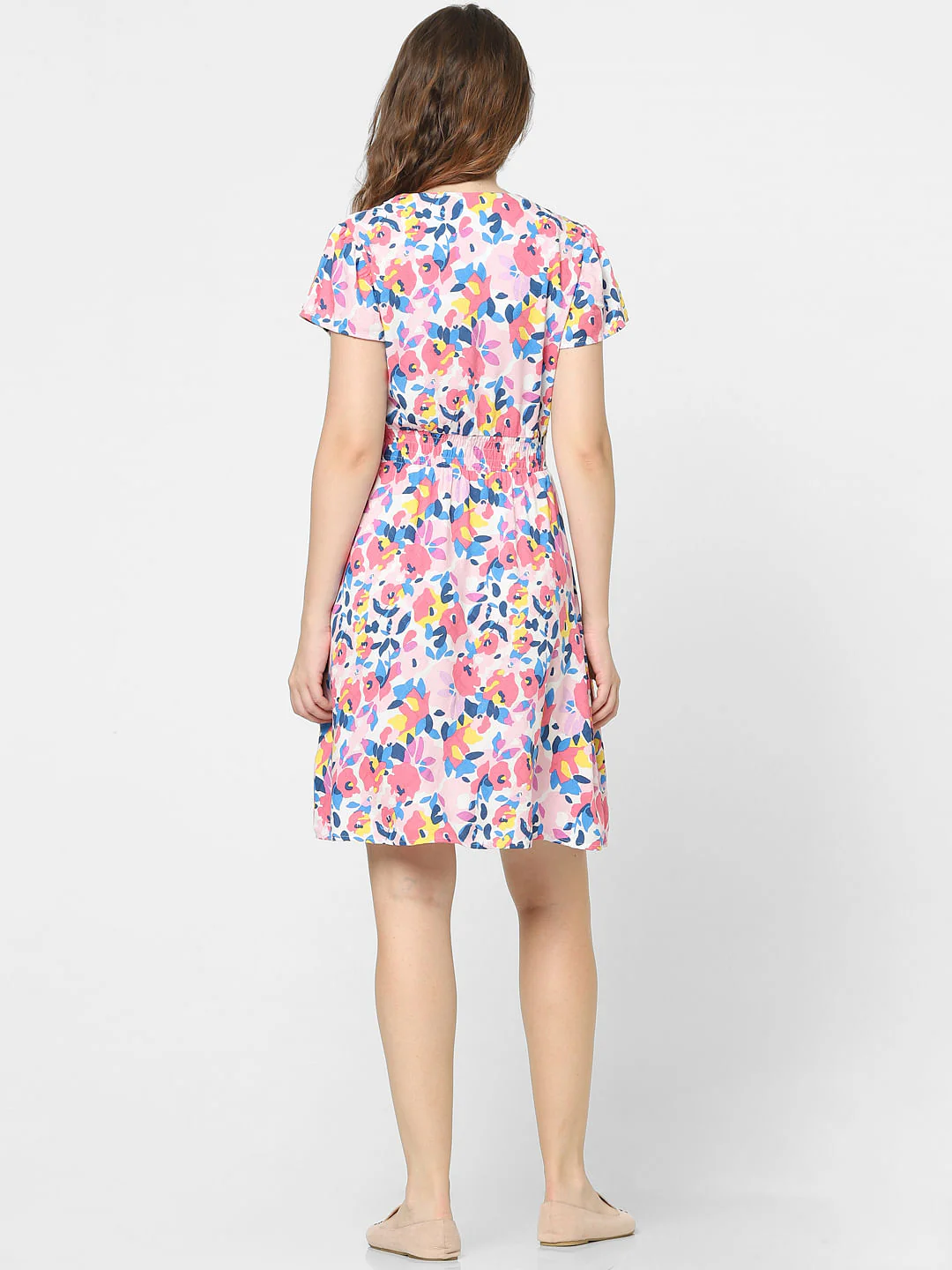 White Floral Dress - Image 3