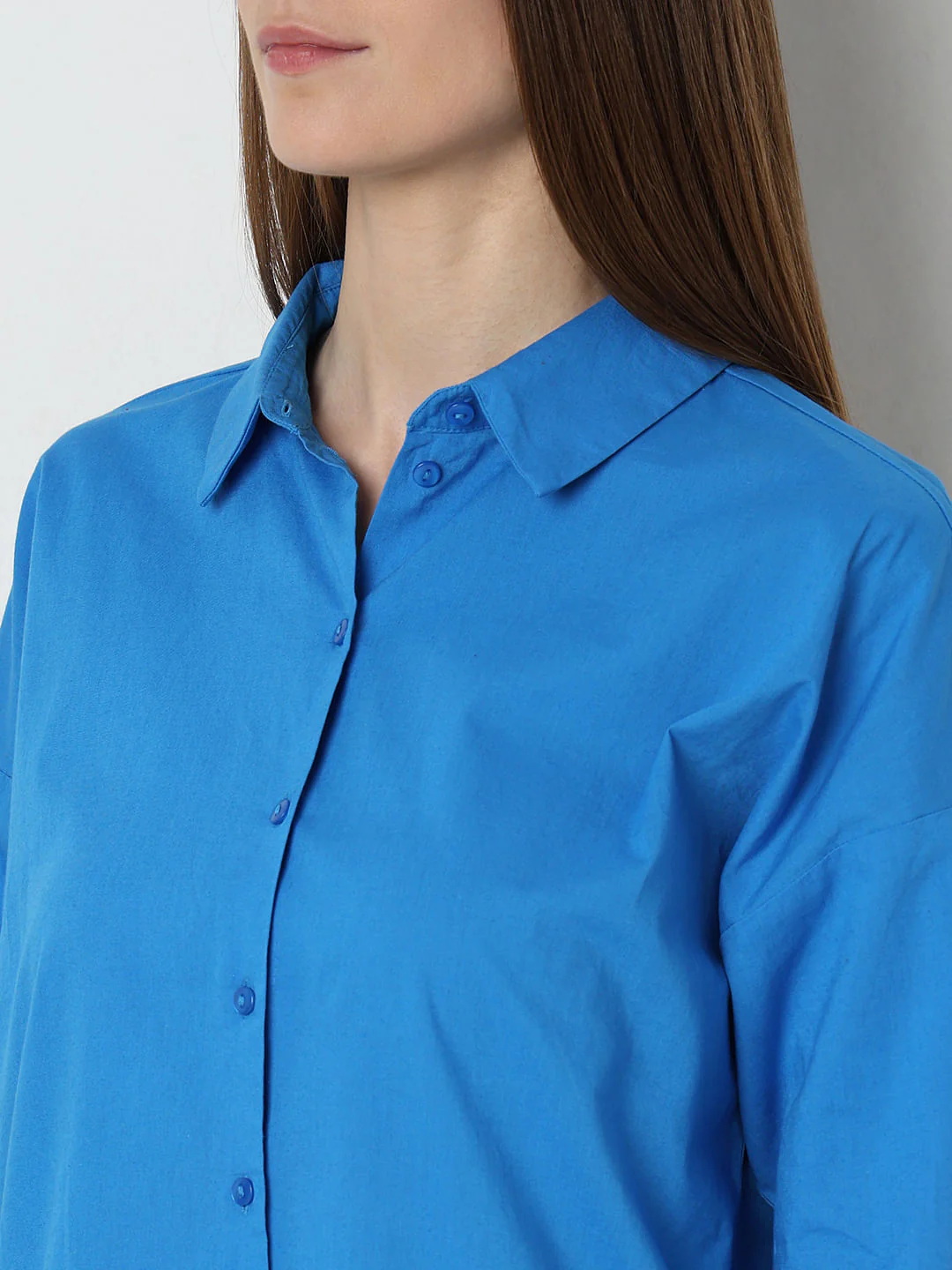Blue Cotton Shirt - Image 8