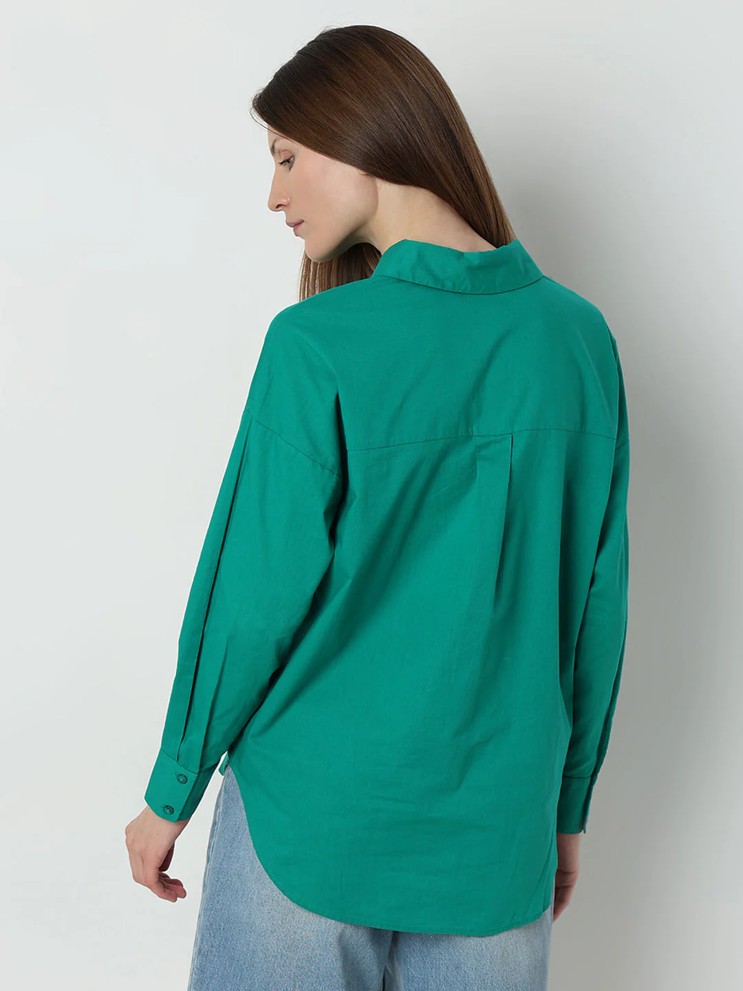 Green Cotton Shirt - Image 4