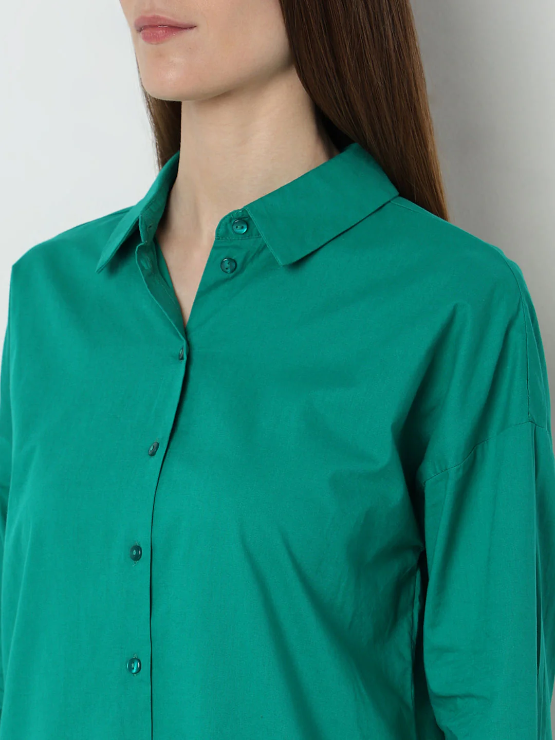 Green Cotton Shirt - Image 8
