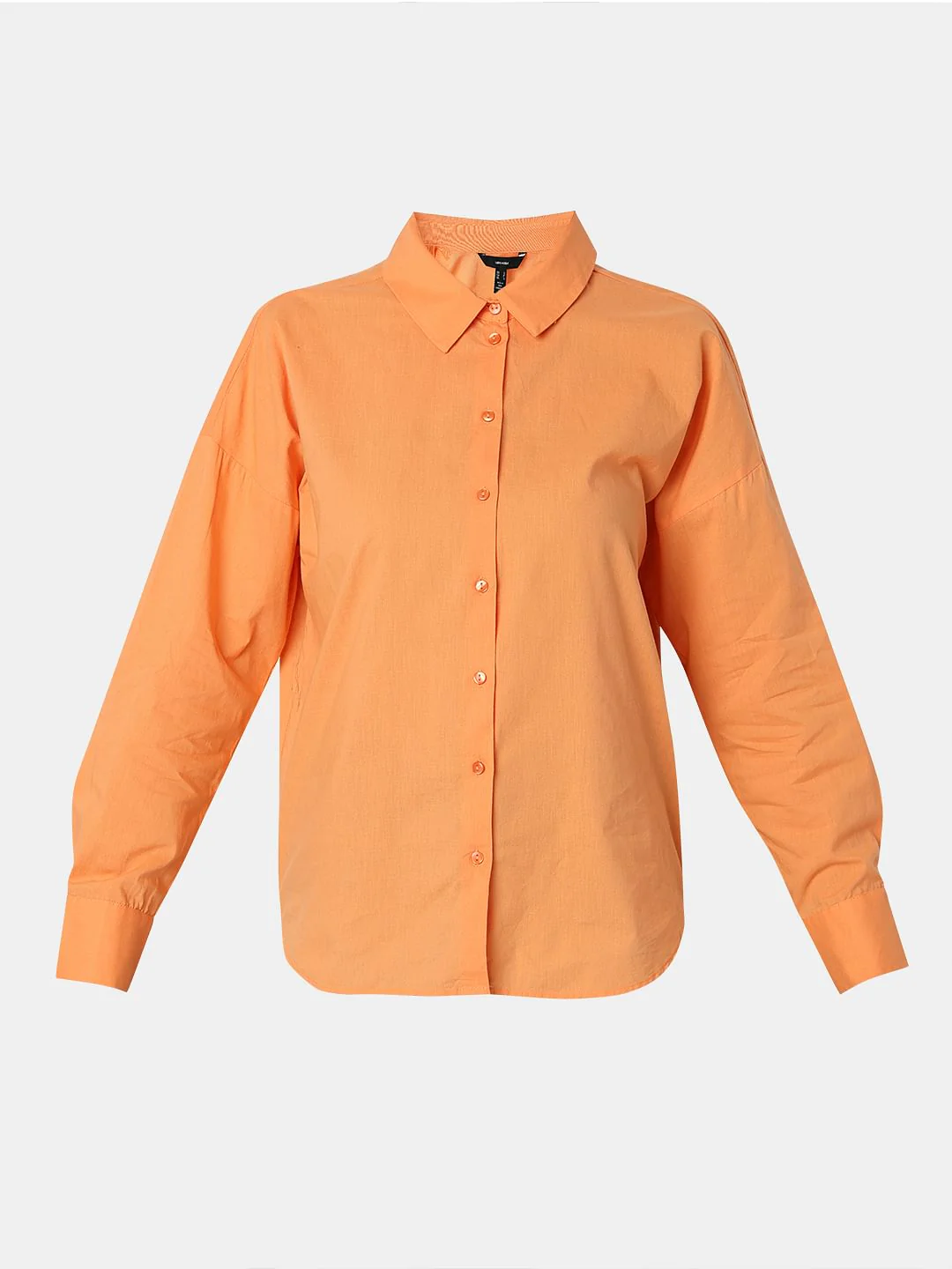 Orange Cotton Shirt - Image 7