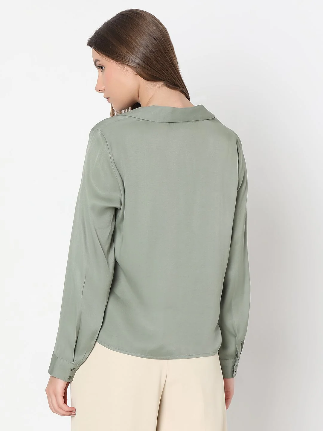 Green Oversized Shirt - Image 4