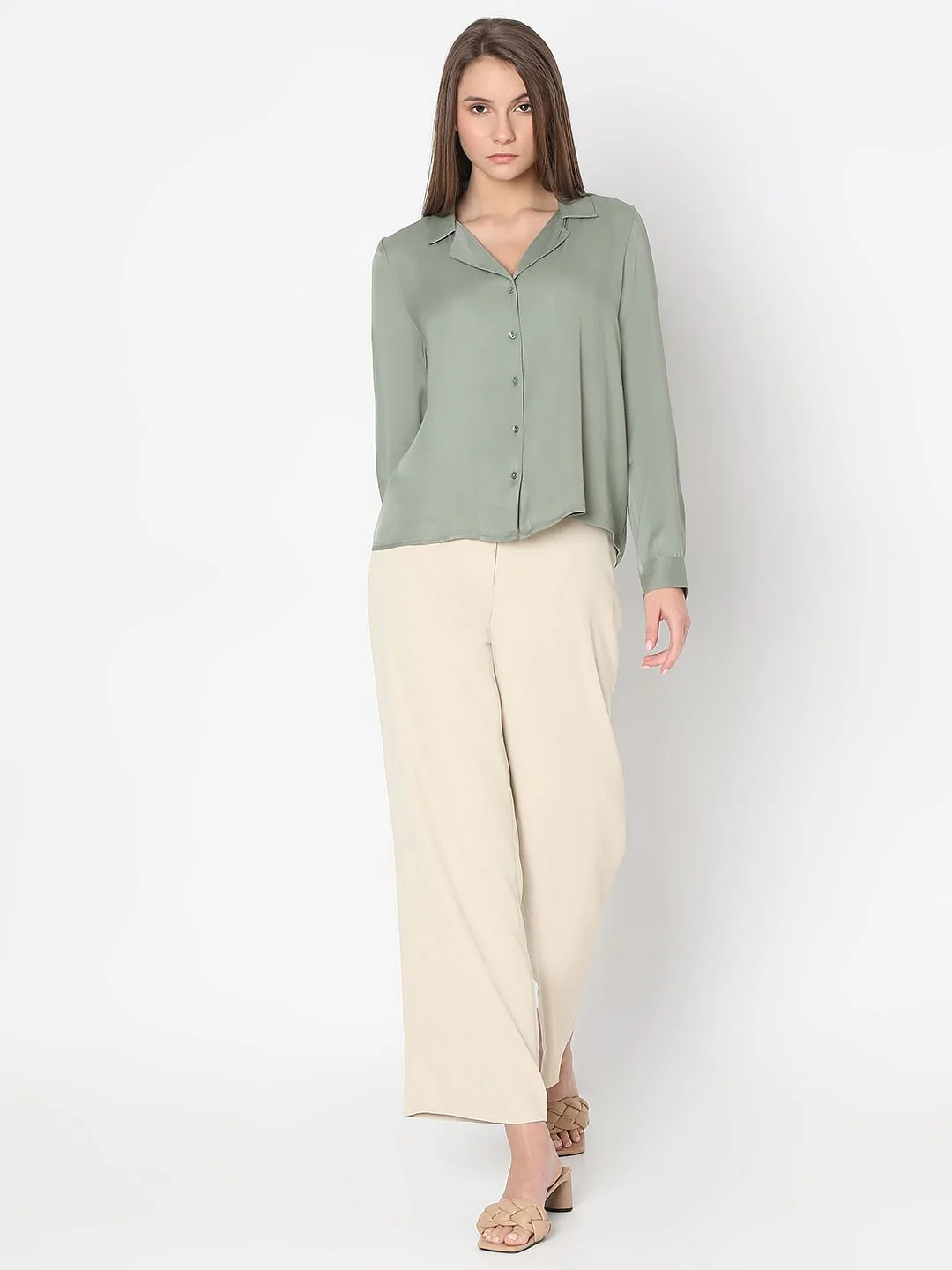 Green Oversized Shirt - Image 5