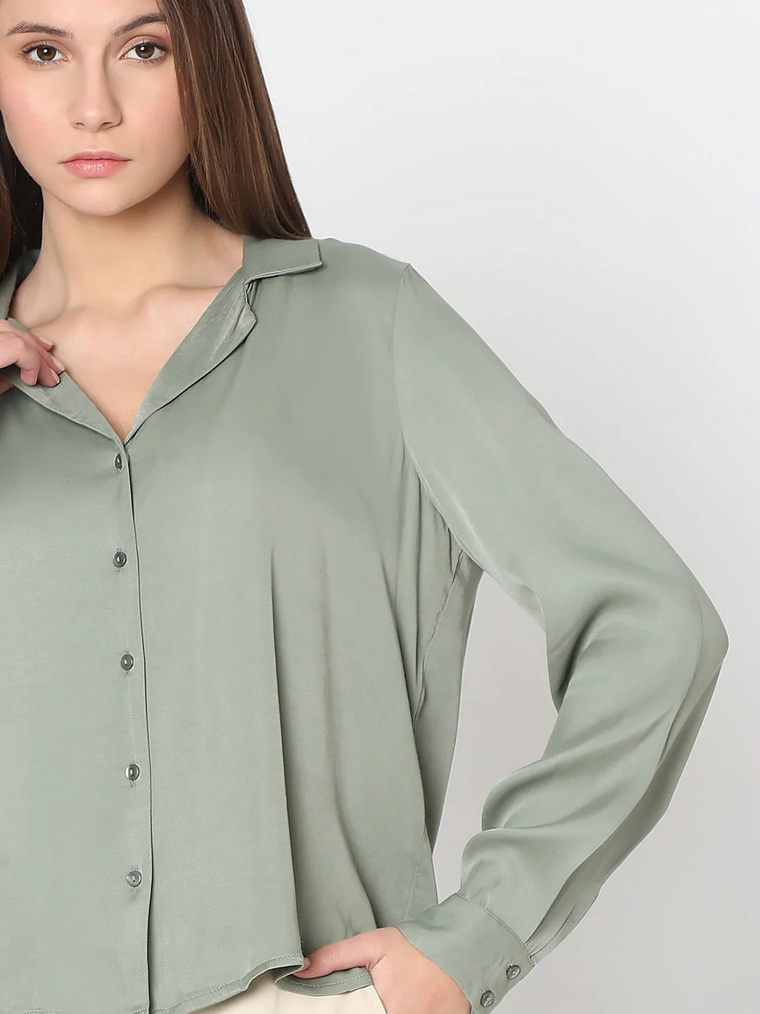 Green Oversized Shirt - Image 6