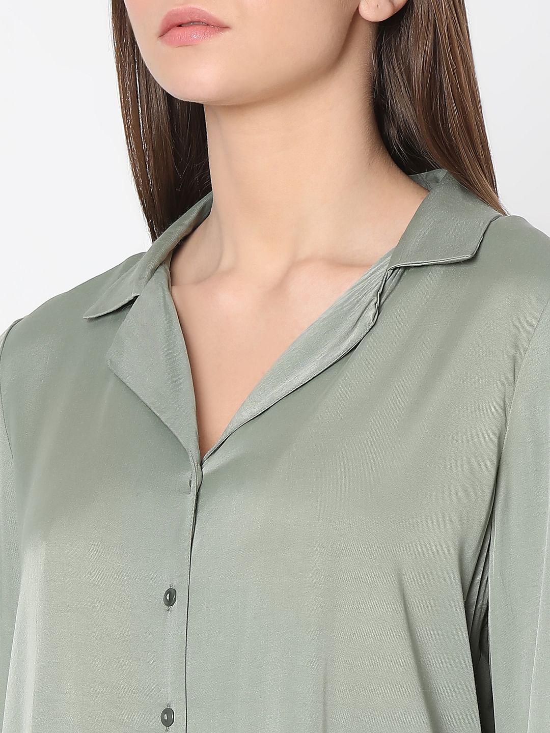 Green Oversized Shirt - Image 8