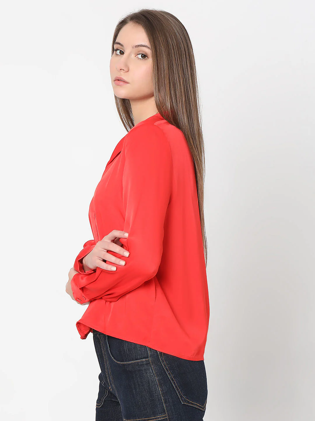 Red Oversized Shirt - Image 3
