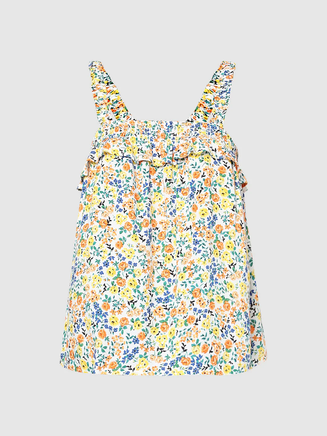 White Floral Top - Image 6