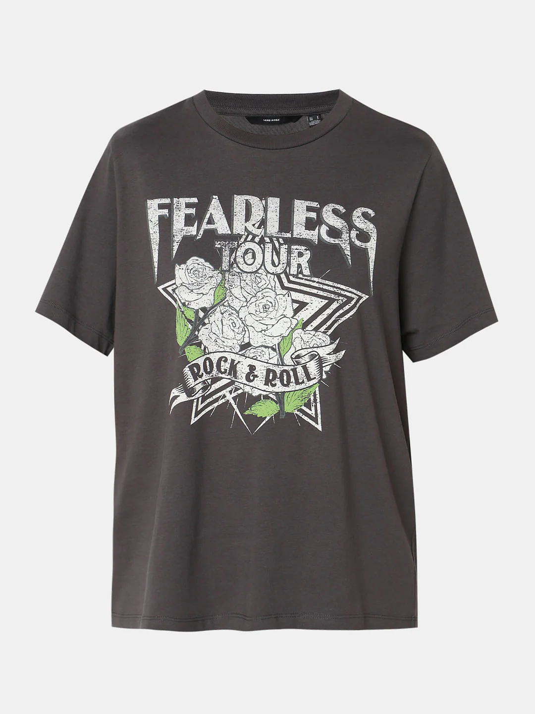 Grey Graphic Print T-Shirt - Image 7