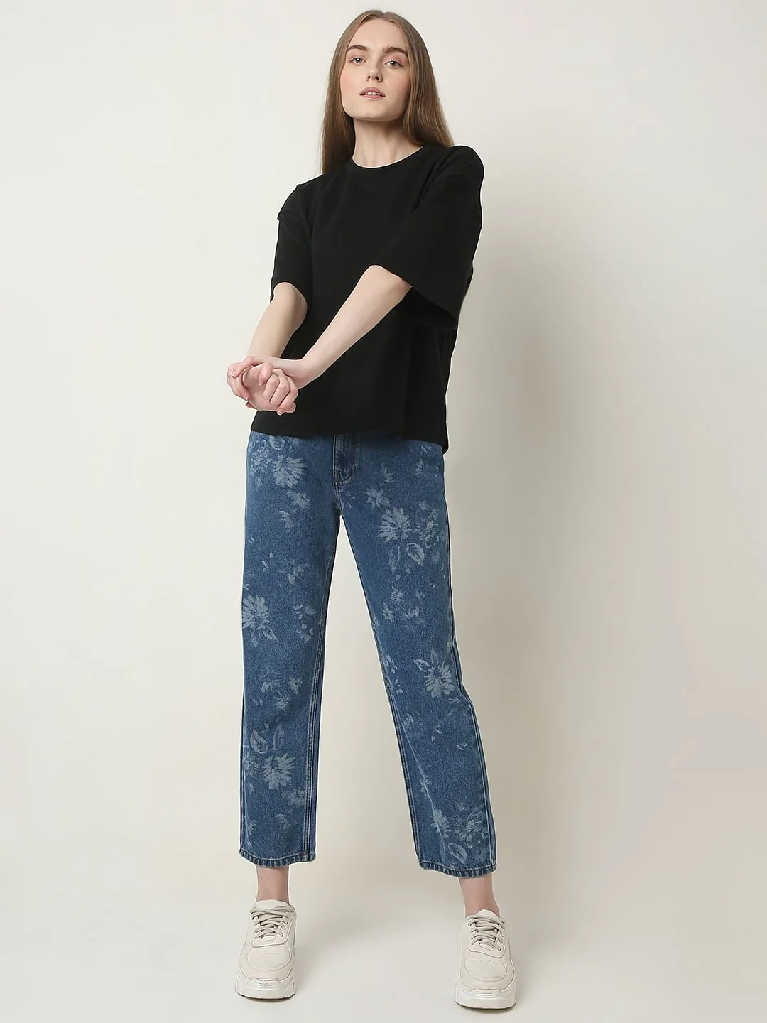Black Relaxed Fit Top - Image 5