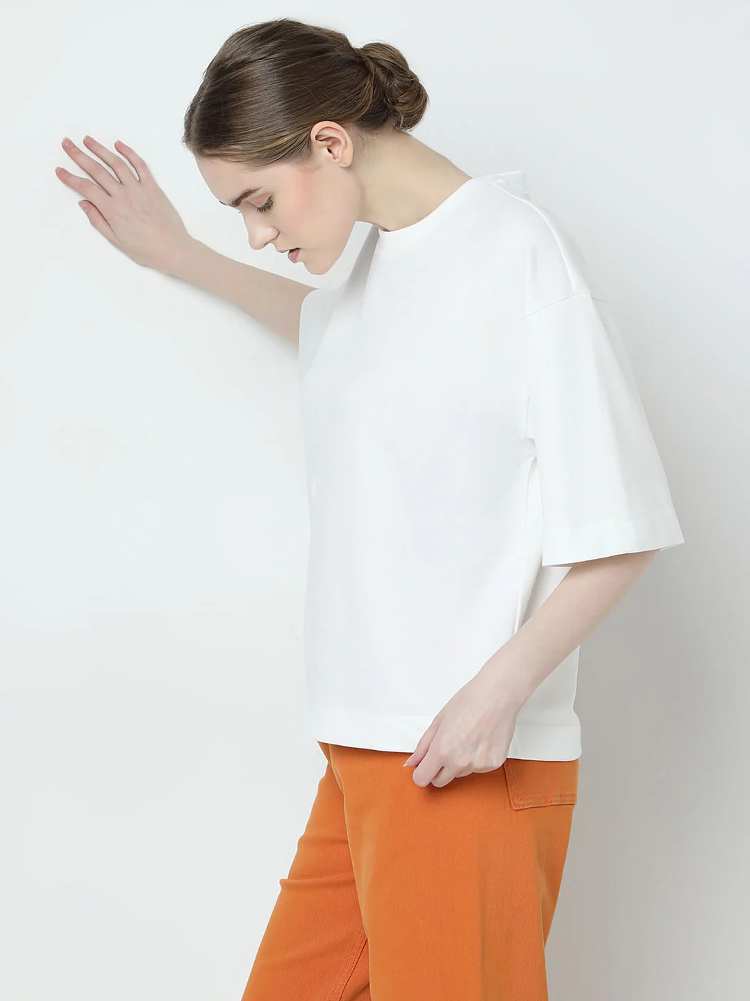 White Relaxed Fit Top - Image 3