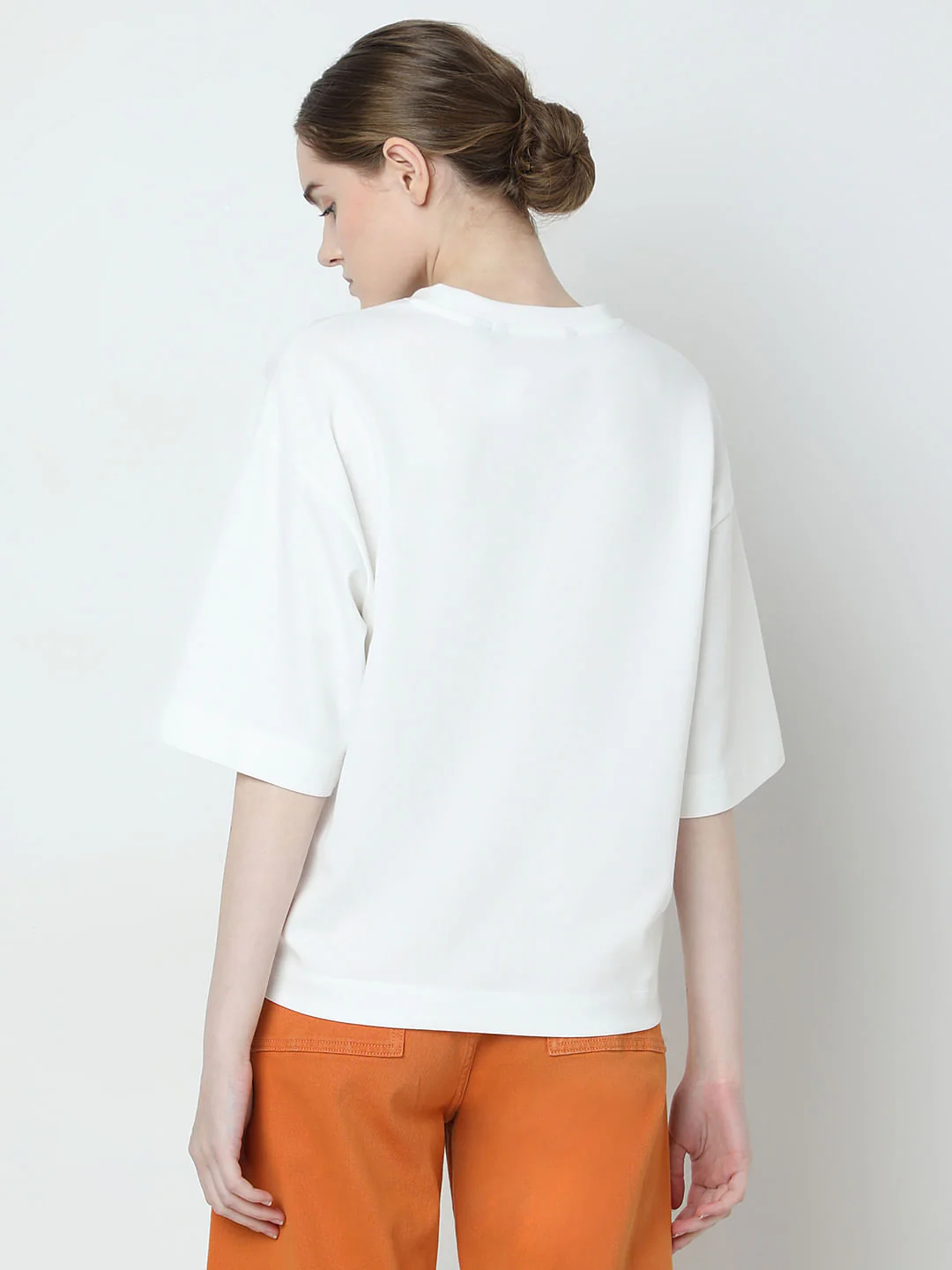 White Relaxed Fit Top - Image 4