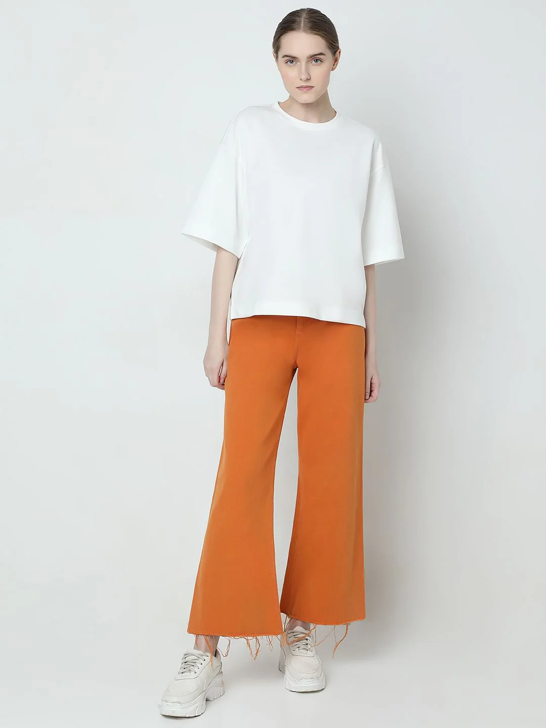 White Relaxed Fit Top - Image 5