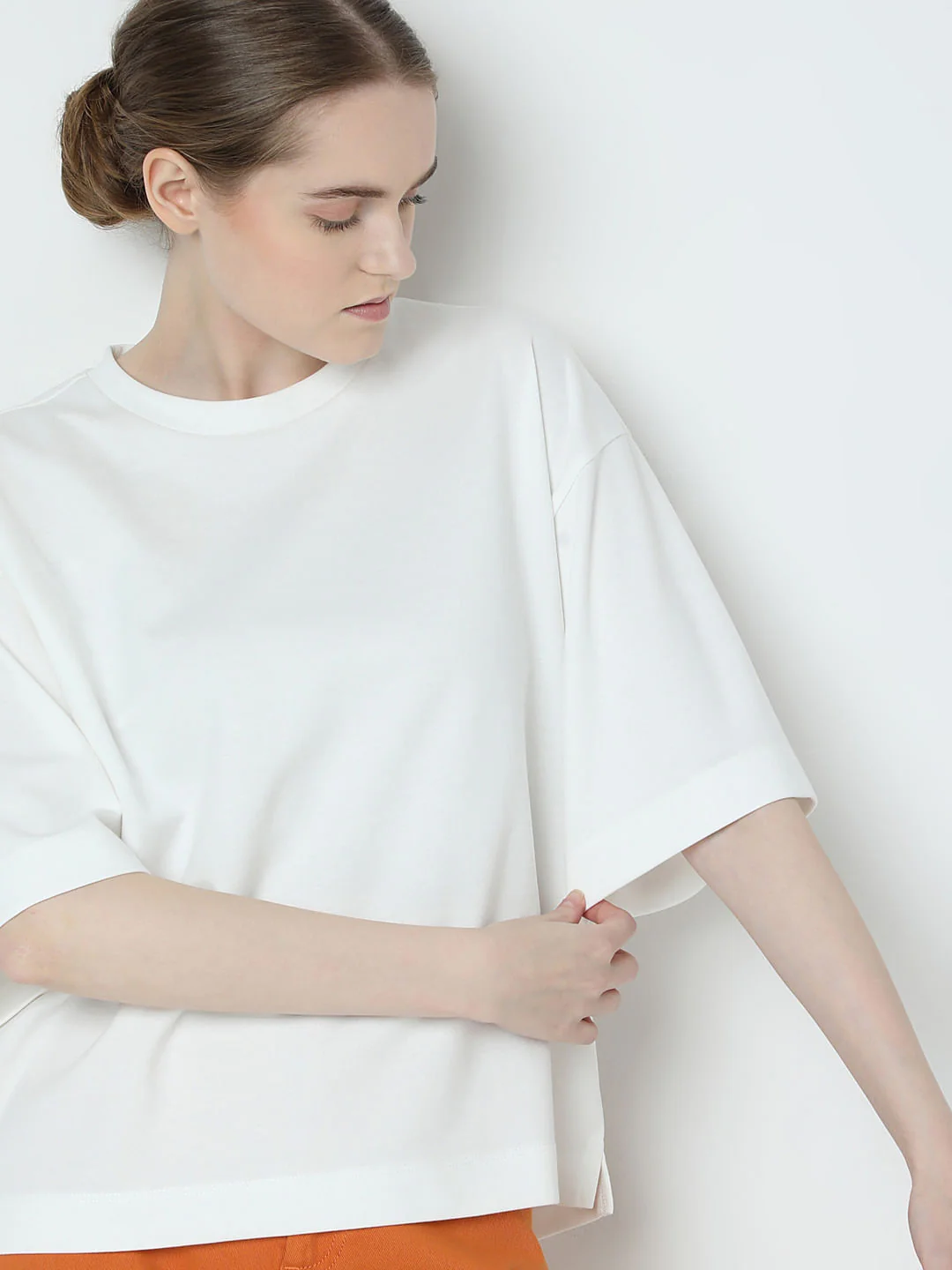 White Relaxed Fit Top - Image 6