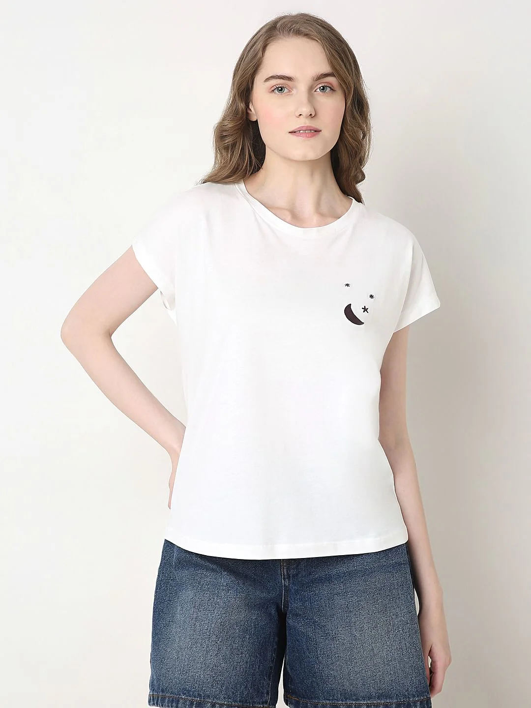 White Organic Cotton T-Shirt - Image 2