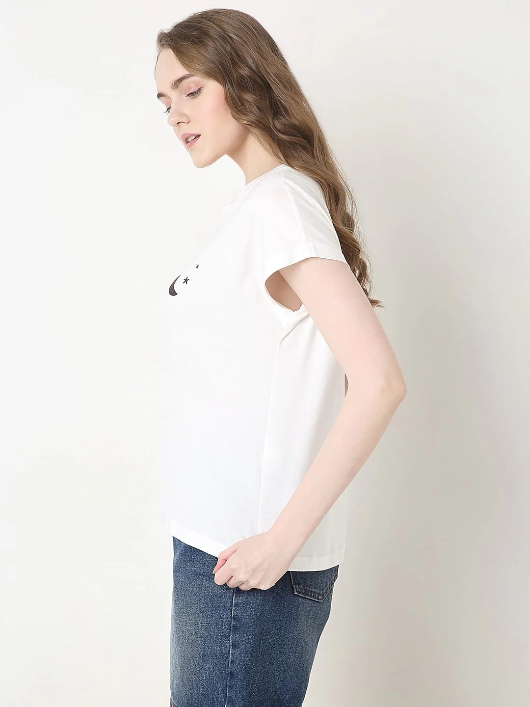 White Organic Cotton T-Shirt - Image 3