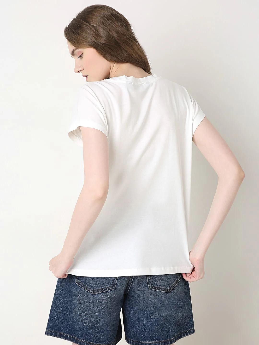 White Organic Cotton T-Shirt - Image 4