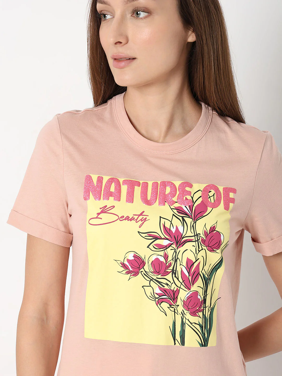 Pink Printed T-Shirt - Image 6