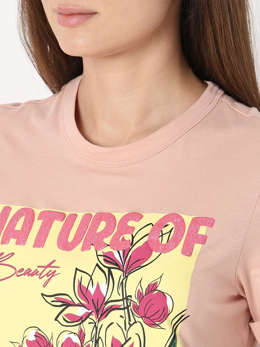 Pink Printed T-Shirt - Image 8