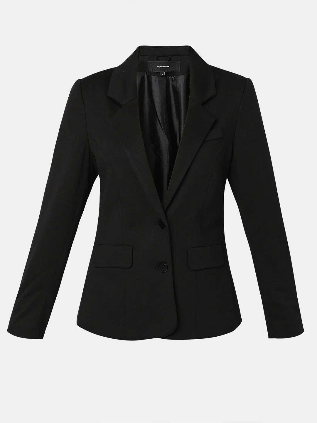 Black Double Button Blazer - Image 7