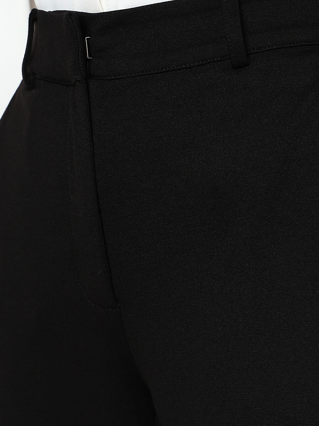 Black Mid Rise Formal Pants - Image 8