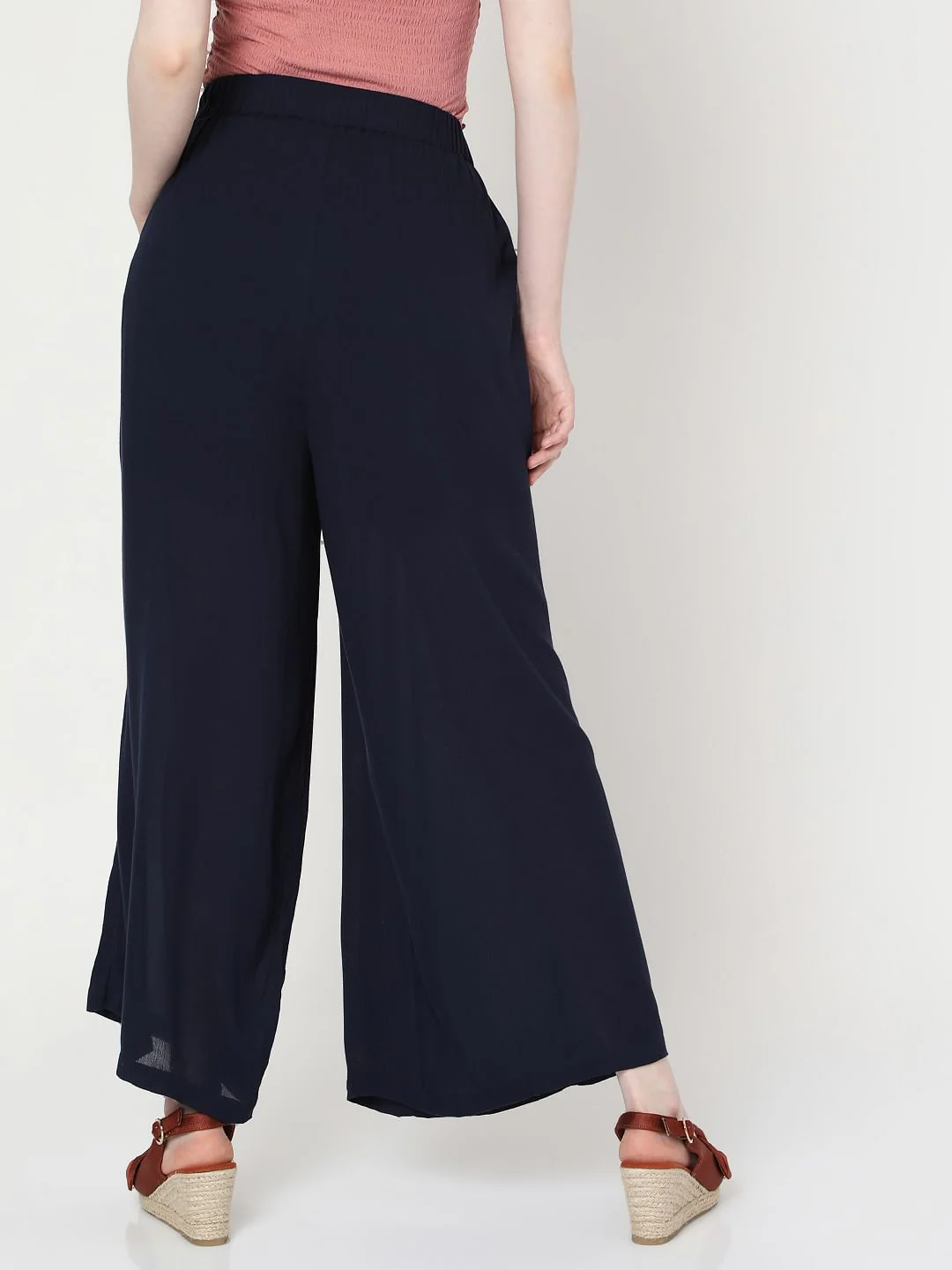 Blue Tie Up Pants - Image 3