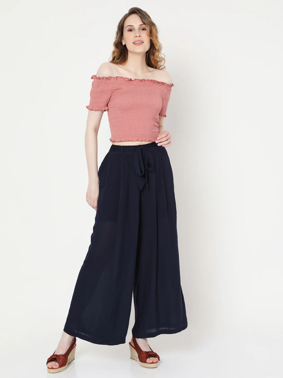 Blue Tie Up Pants - Image 5