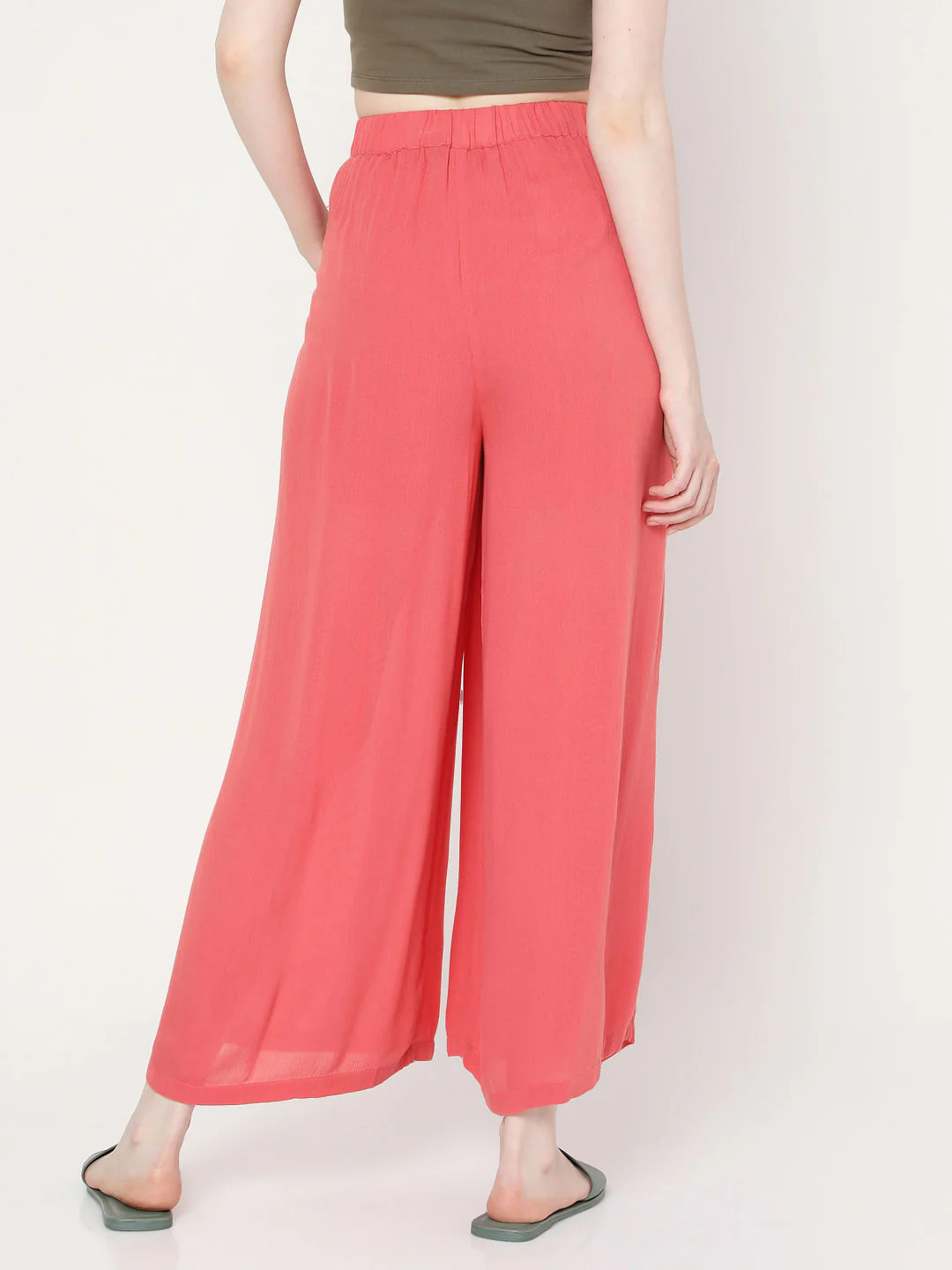 Pink Tie Up Pants - Image 3
