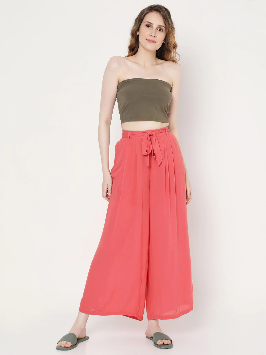 Pink Tie Up Pants - Image 5