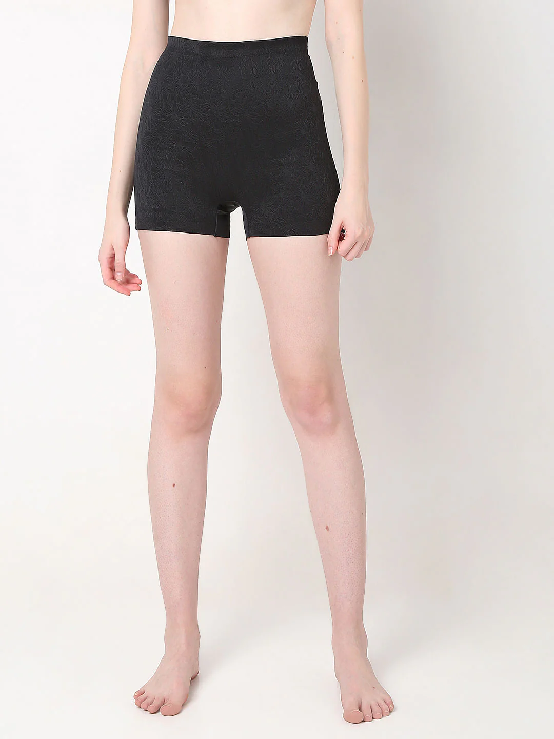Intimates Black Textured Thigh Shaper - Image 2