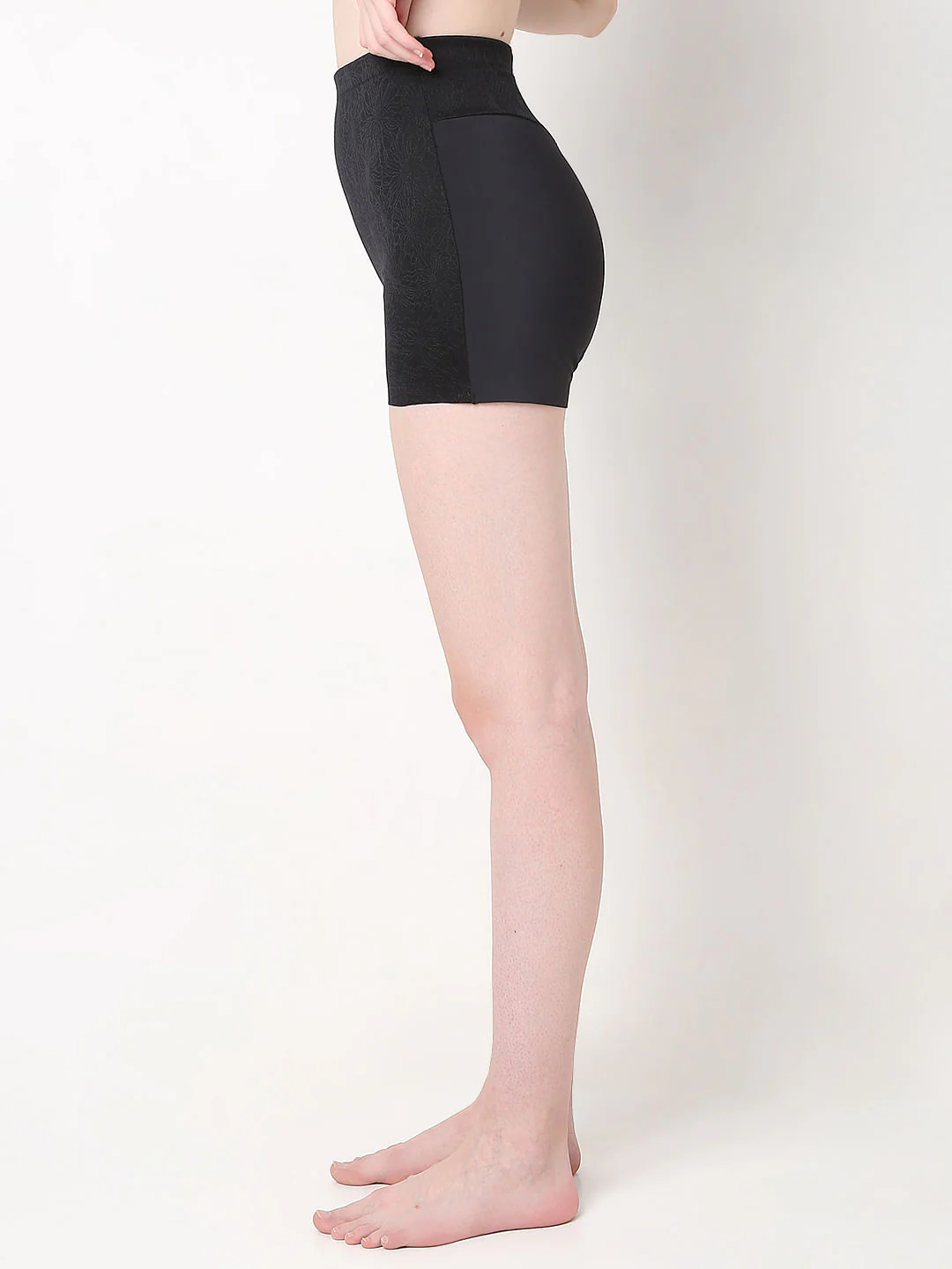 Intimates Black Textured Thigh Shaper - Image 3