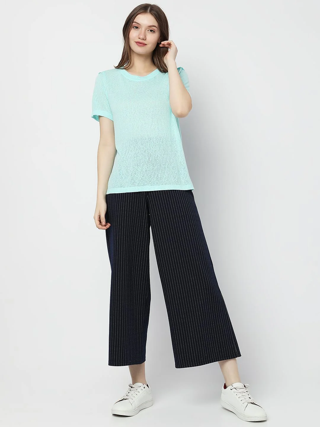 Blue Knit T-Shirt - Image 5