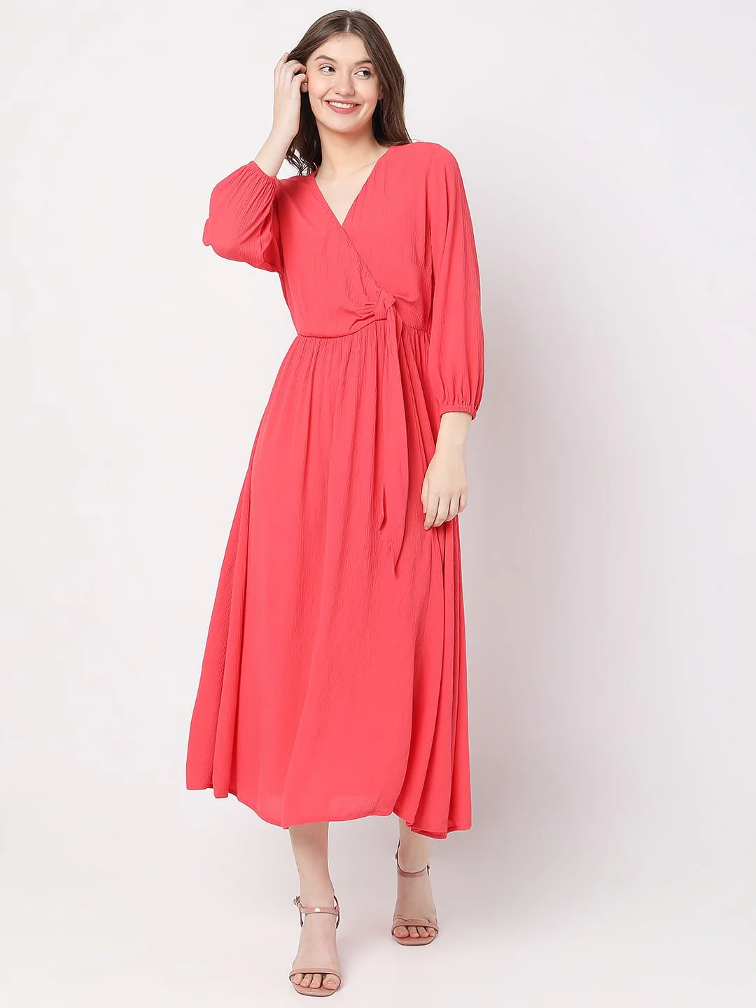 Pink Midi Dress - Image 2