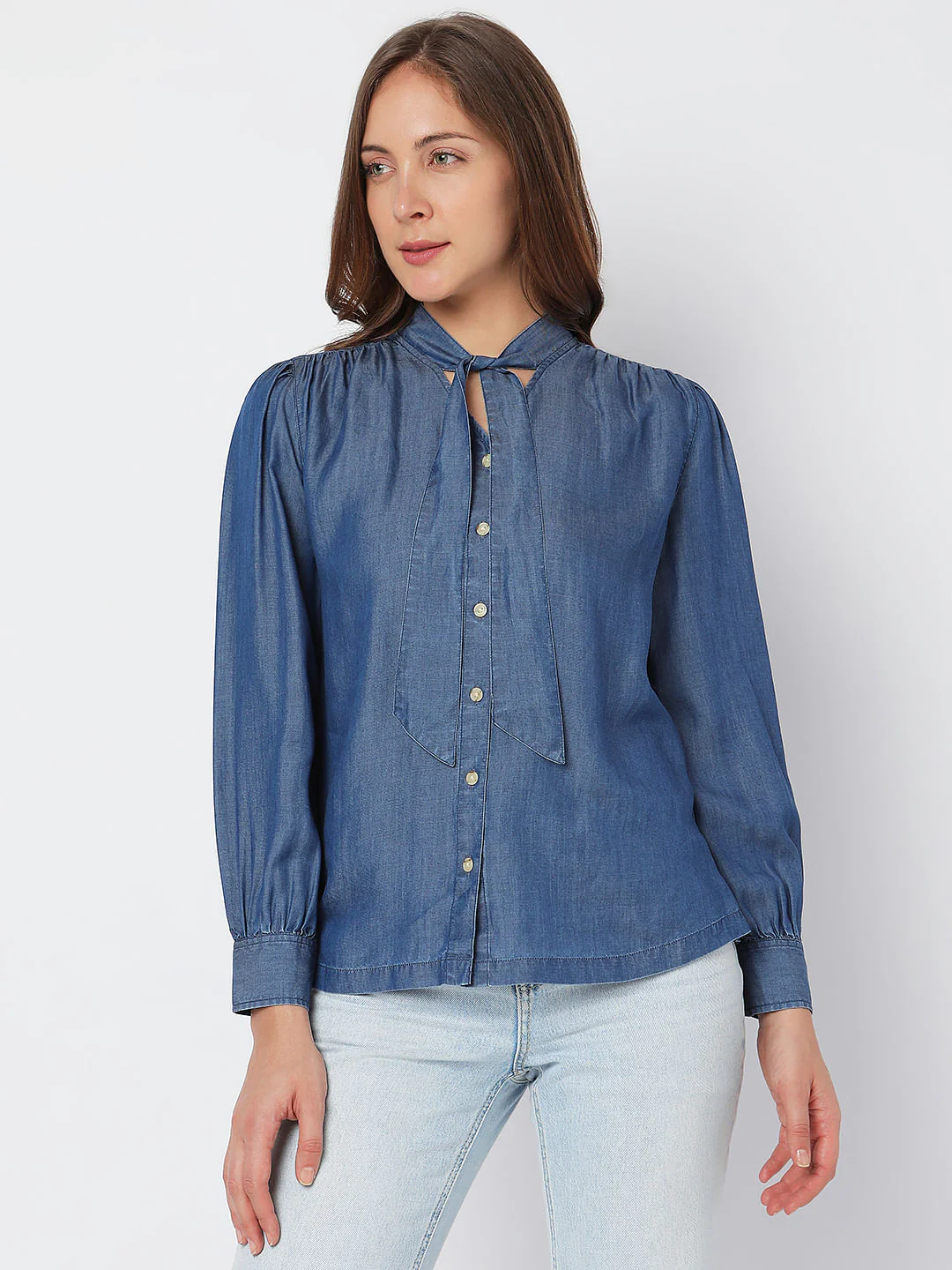 Blue Denim Shirt - Image 2