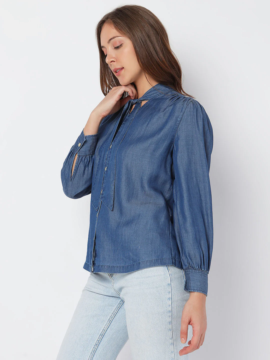Blue Denim Shirt - Image 3