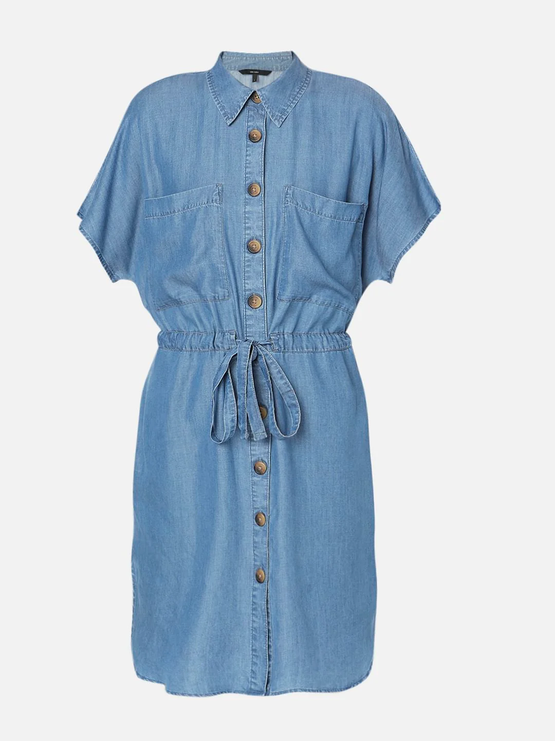 Blue Denim Shirt Dress - Image 7