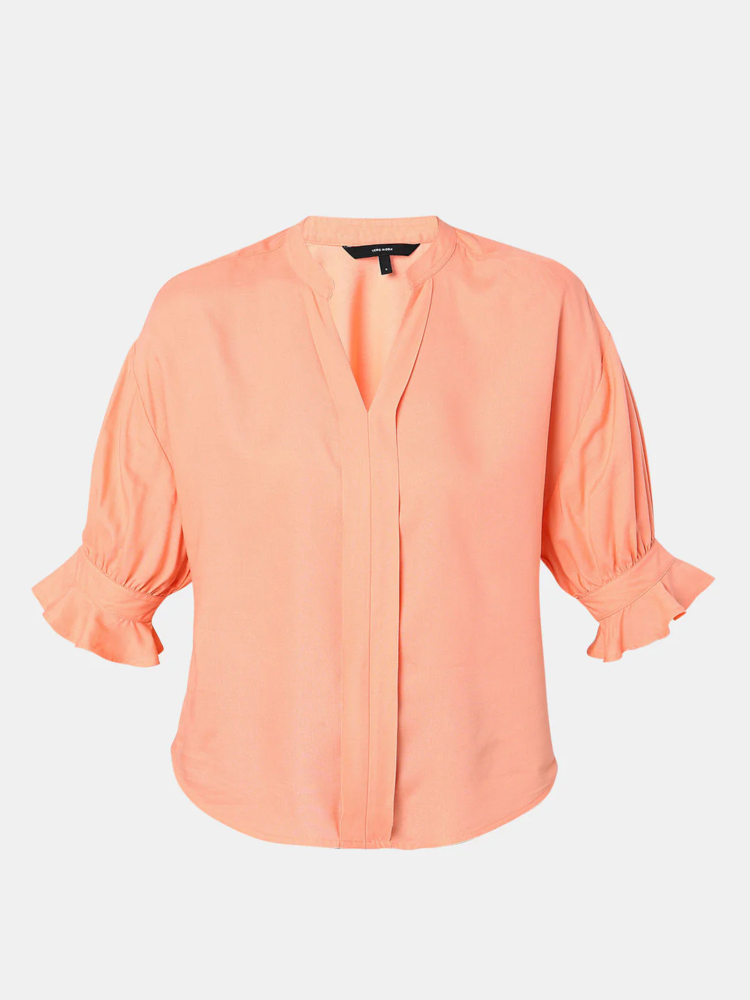 Peach Puff Sleeves Top - Image 7