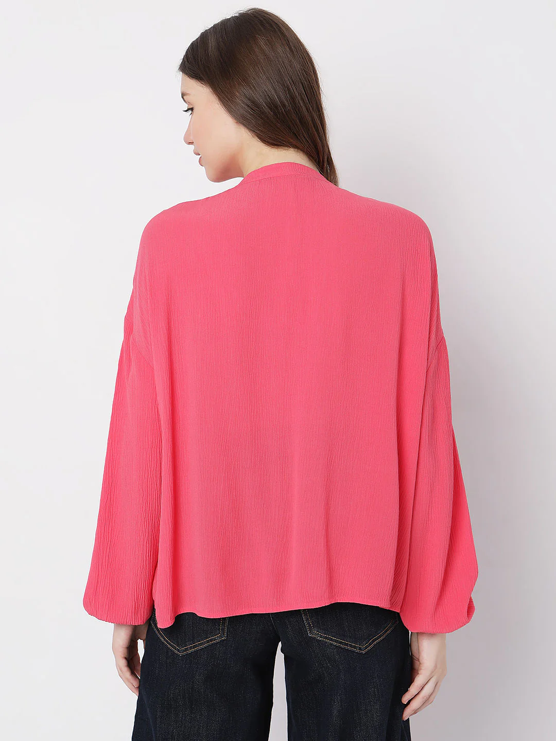 Red Drop Shoulder Shirt - Image 4